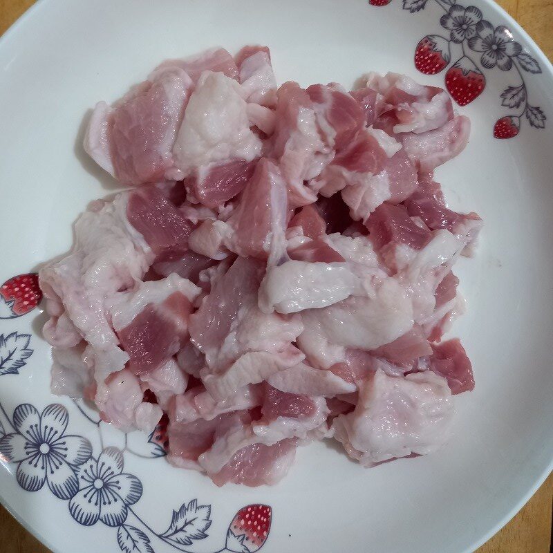 Step 1 Prepare the Pork Water Celery Mixed with Eggs and Meat