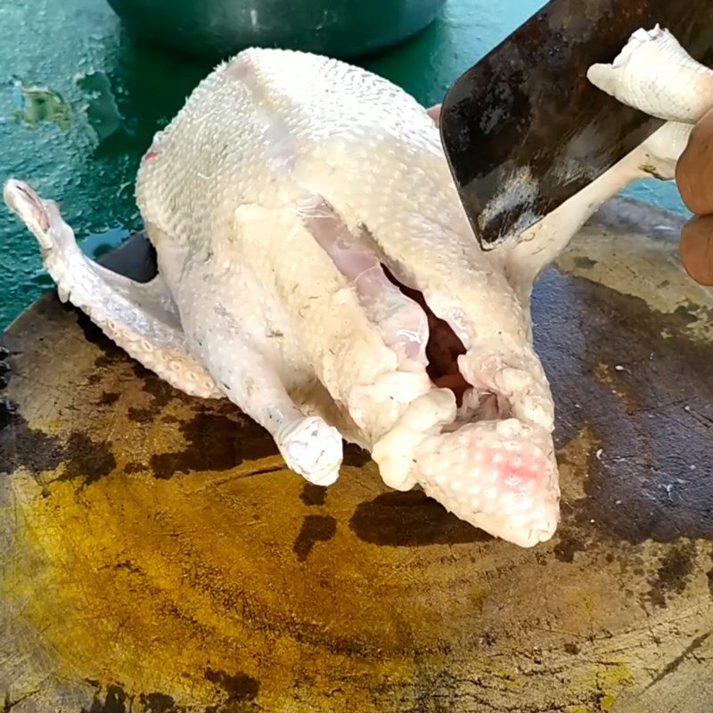 Step 1 Prepare duck meat for Duck Chạo
