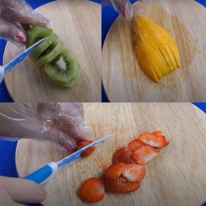 Step 3 Prepare the fruit Cream puff with fruit
