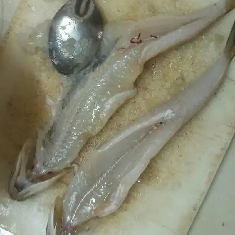 Step 1 Preparation and Filleting of Fish Mackerel Fish Cake