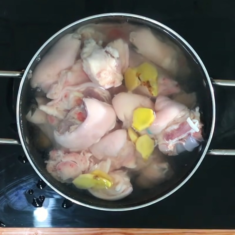 Step 1 Prepare and Boil the Pork Hock Sweet and Sour Pickled Pork Hock
