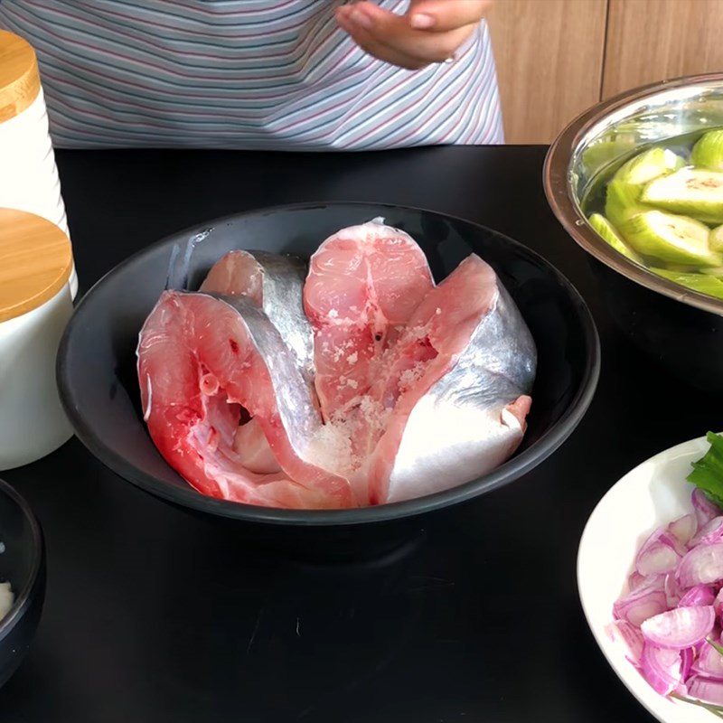 Step 1 Prepare and Marinate Basa Fish Basa Fish Cooked with Fermented Rice