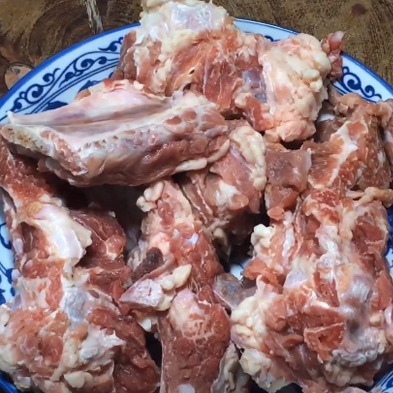 Step 1 Prepare and Marinate Beef Ribs for Beef Rib and Mung Bean Porridge
