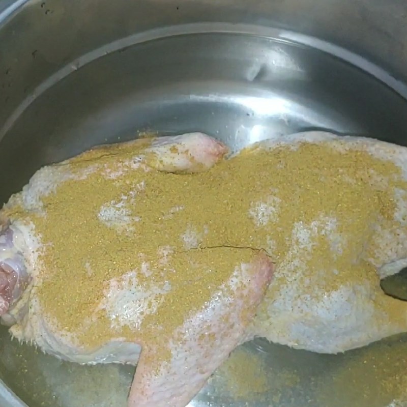 Step 1 Prepare and marinate duck meat for Duck stewed with lotus seeds
