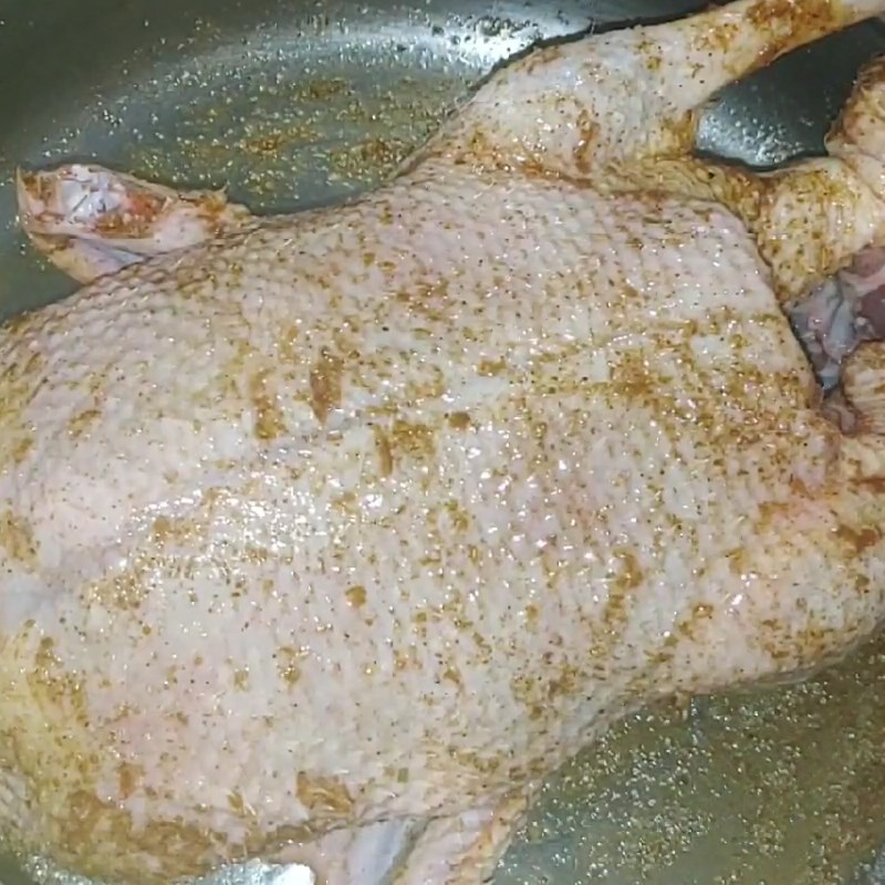Step 1 Prepare and marinate duck meat for Duck stewed with lotus seeds