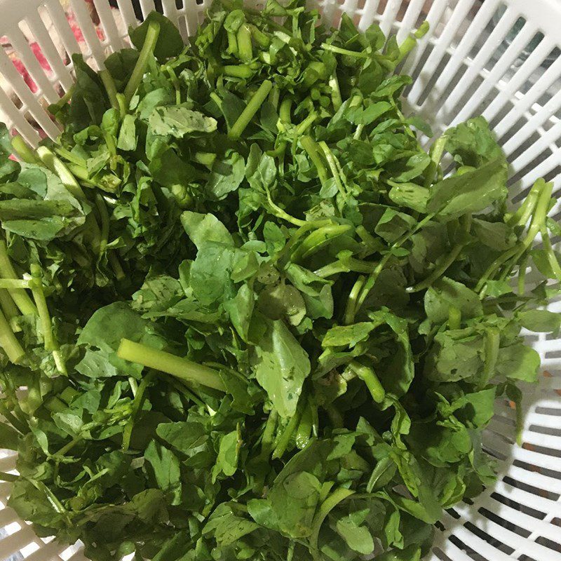 Step 2 Prepare watercress Watercress beef soup (recipe shared by a user)