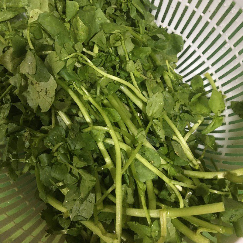 Step 2 Prepare watercress Watercress beef soup (recipe shared by a user)