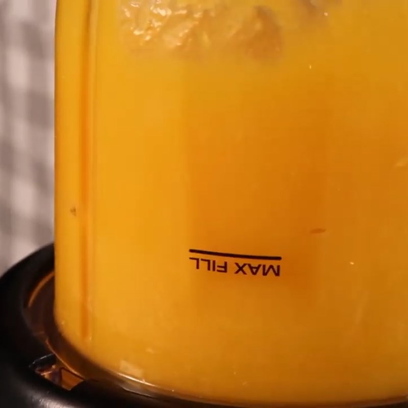Step 2 Prepare and puree the mango Bingsu mango