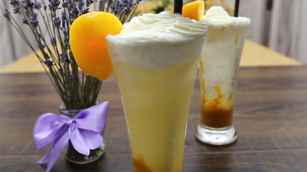 Caramel Peach Soda