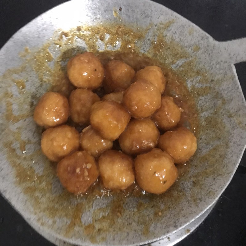 Step 3 Garlic Fish Sauce Fried Fish Balls made from leftover rice with garlic fish sauce