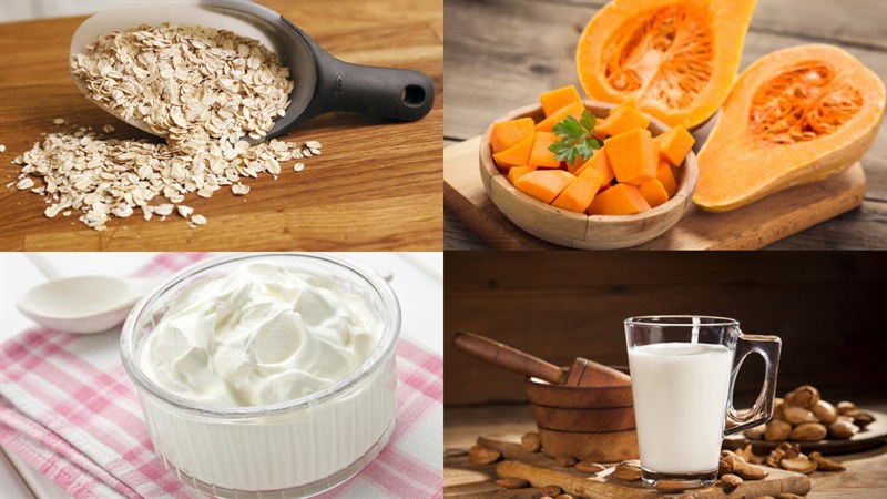 Ingredients for pumpkin smoothie