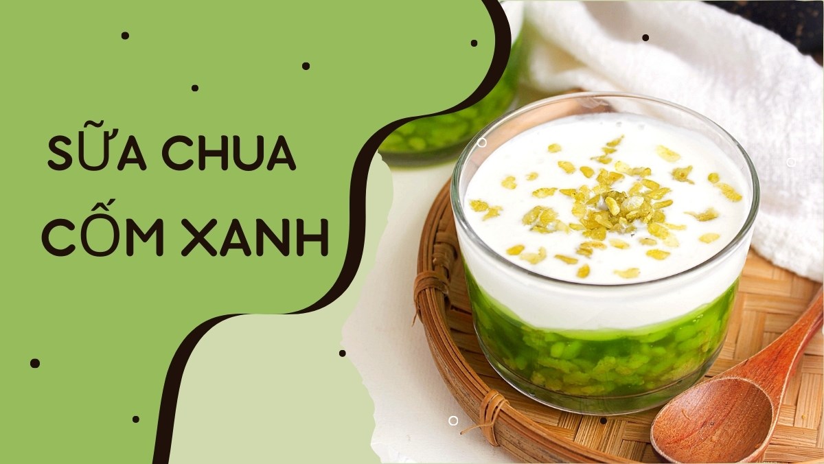 How to make delicious and simple green sticky rice yogurt that is just as good as store-bought 16 Green rice yogurt (Recipe shared from Tiktok Cooking with TasteVN)