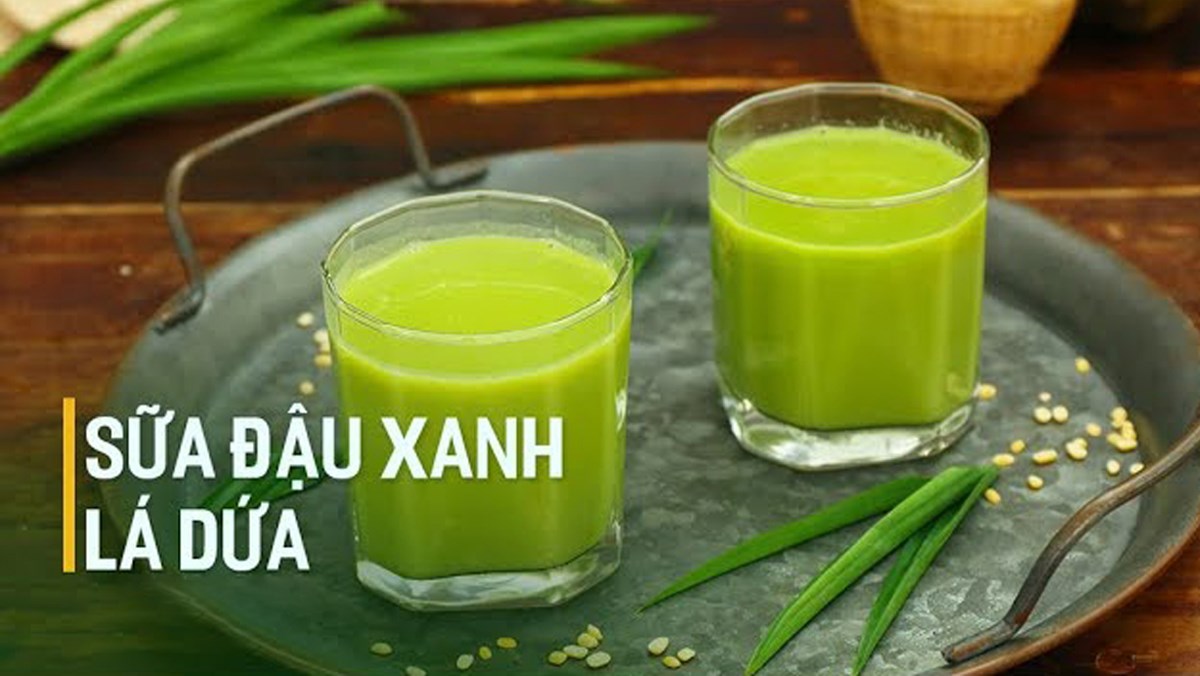 2 ways to make nutritious, simple mung bean milk with pandan that everyone loves 2 Mung Bean Milk with Pandan Leaves