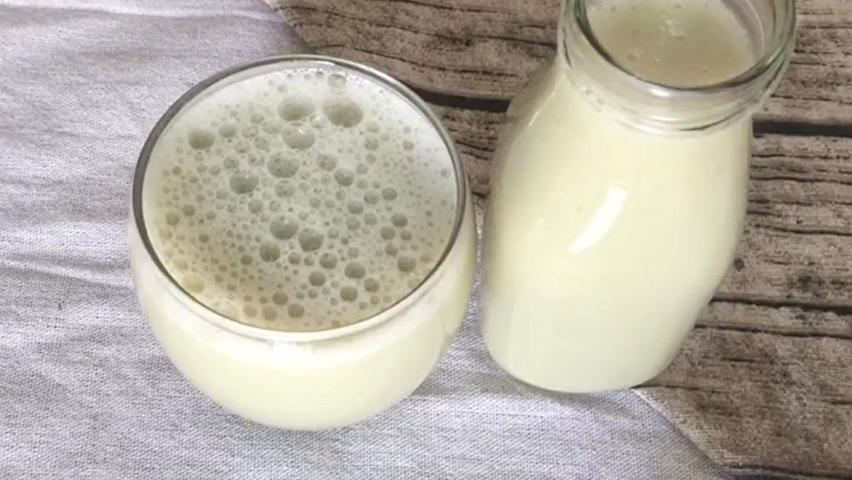 Lotus seed taro milk for baby weaning