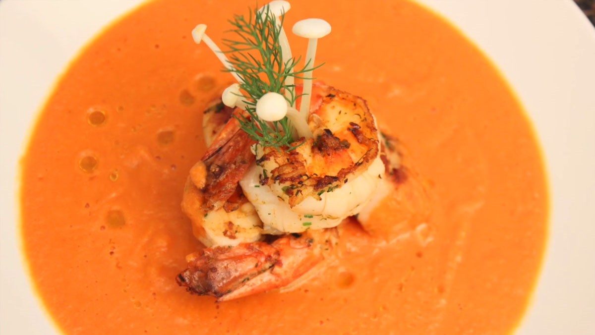 2 ways to cook delicious, attractive, simple, and nutritious scallop soup 18 Tomato shrimp scallop soup