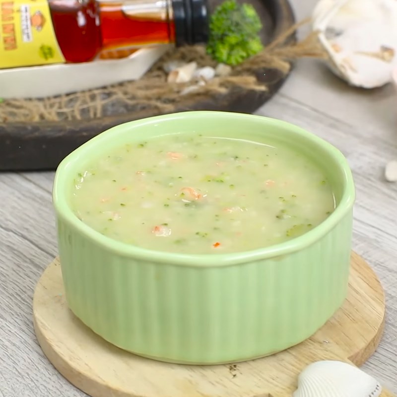 Step 4 Final Product Broccoli Shrimp Soup
