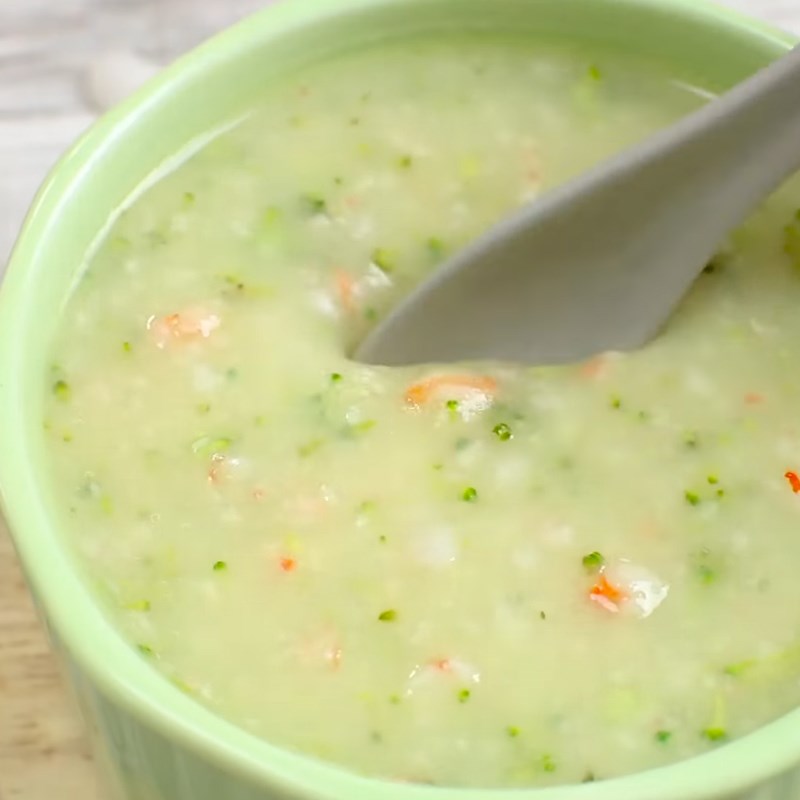 Step 4 Final Product Broccoli Shrimp Soup