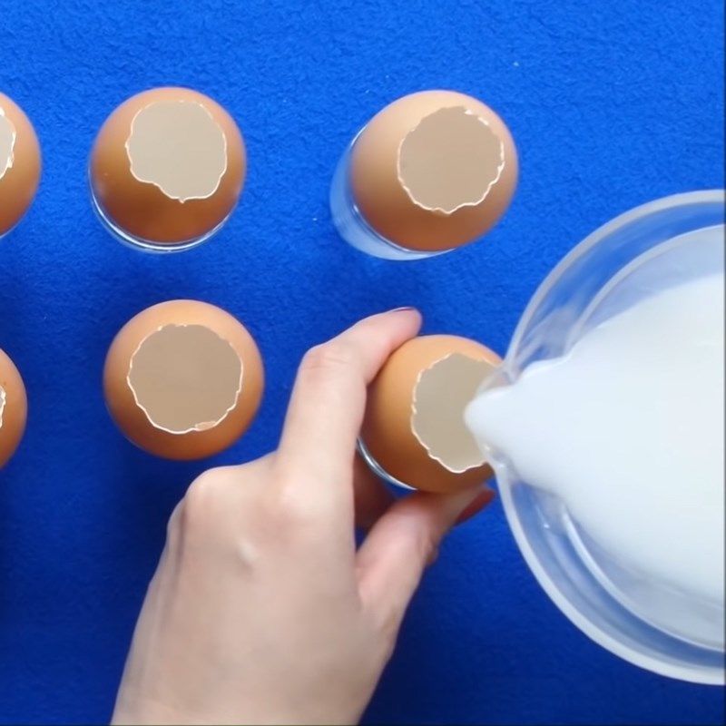 Step 6 Shaping the jelly egg Boiled egg jelly