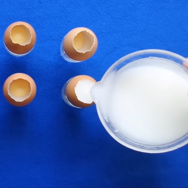 Step 6 Shaping the jelly egg Boiled egg jelly