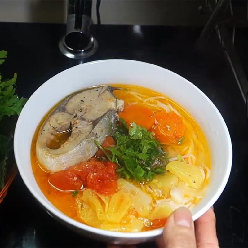 Step 7 Final Product Fish Noodle Soup