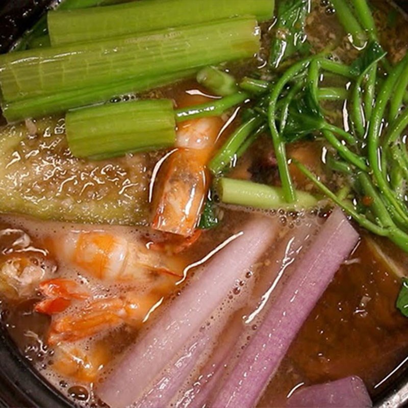 Step 6 Final product Shrimp paste hotpot
