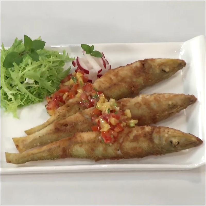 Step 4 Final product Crispy fried fish