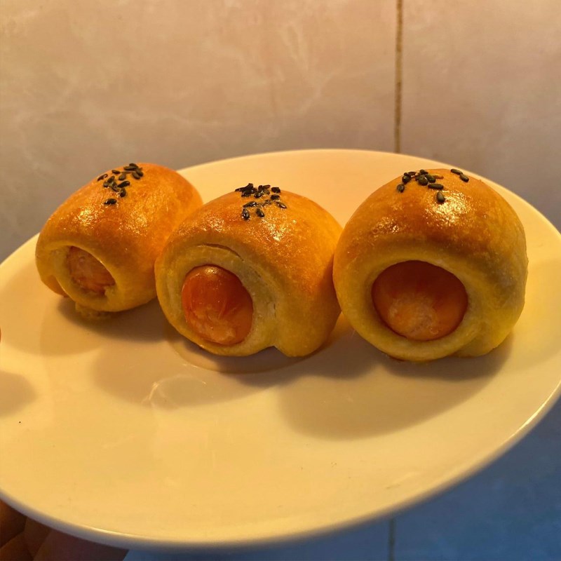 Step 5 Final Product Mini sausage roll bread