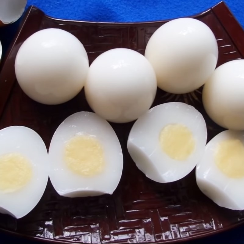 Step 7 Finished Product Boiled egg jelly