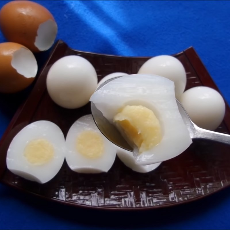 Step 7 Finished Product Boiled egg jelly