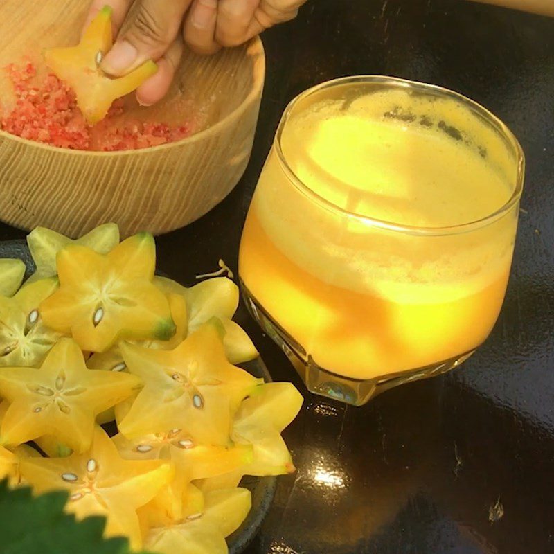 Step 2 Final Product Sweet starfruit juice