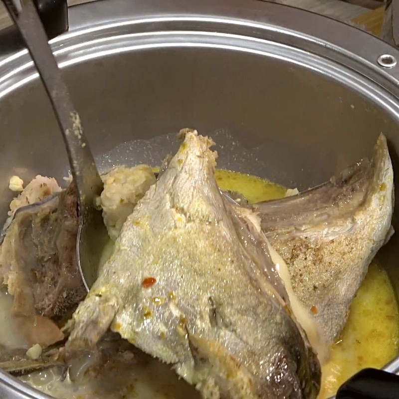 Step 6 Final Product Fish Head Hot Pot with Taro