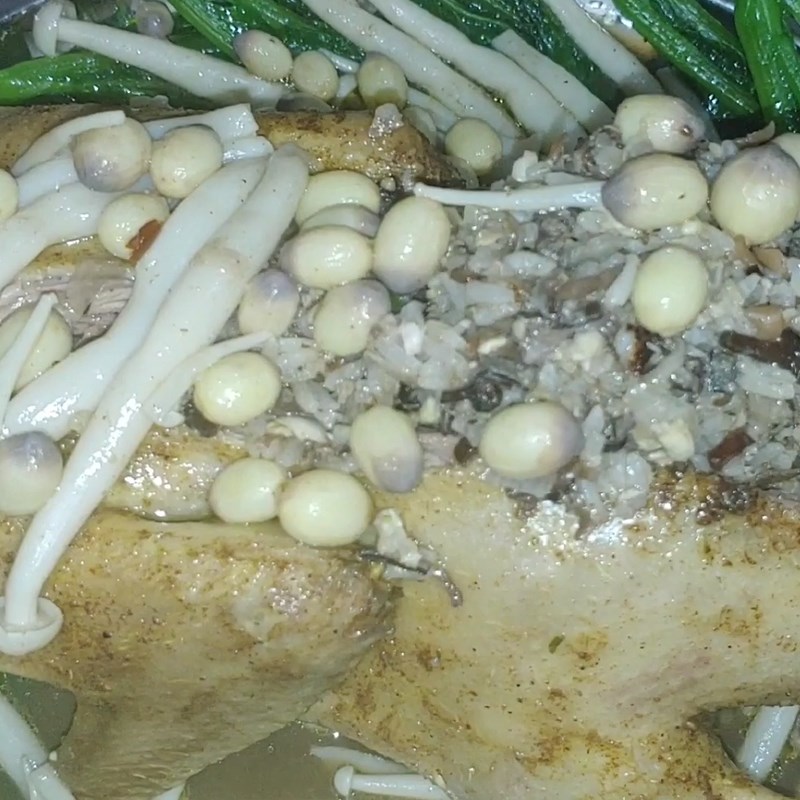 Step 6 Final Product Duck stew with lotus seeds