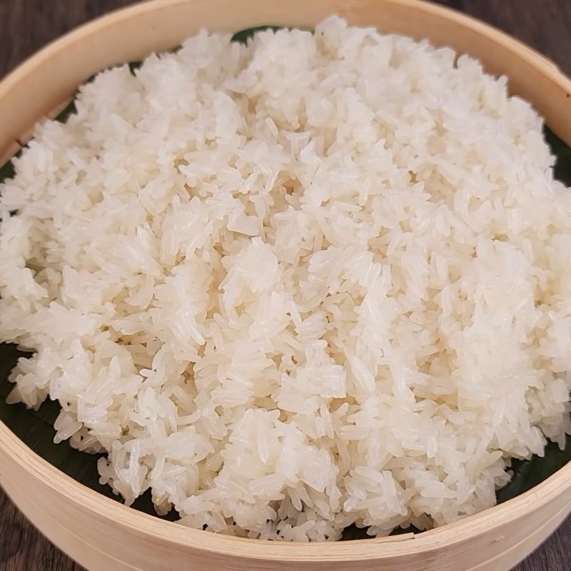 Step 5 Final Product Salty Sticky Rice with Salted Radish