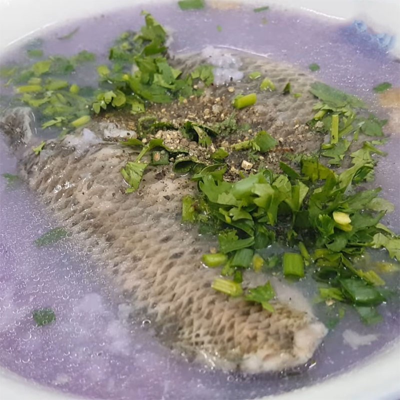 Step 5 Final product Taro soup with snakehead fish