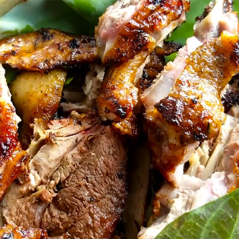 Step 4 Final Product Grilled Duck with Fake Pork