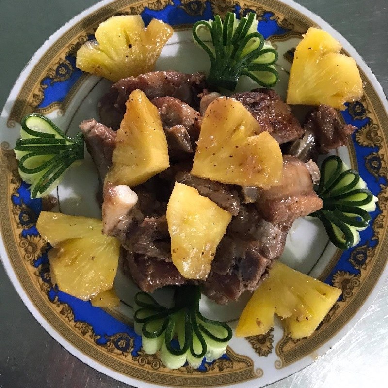 Step 4 Final Product Sweet and Sour Ribs (recipe shared by users)