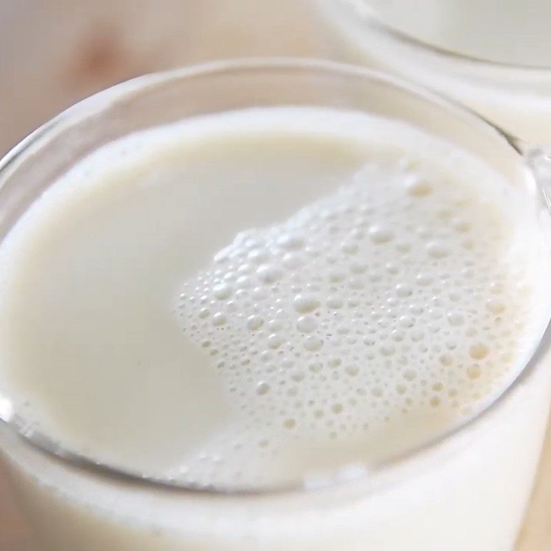 Step 3 Final product Roasted rice coconut milk tea