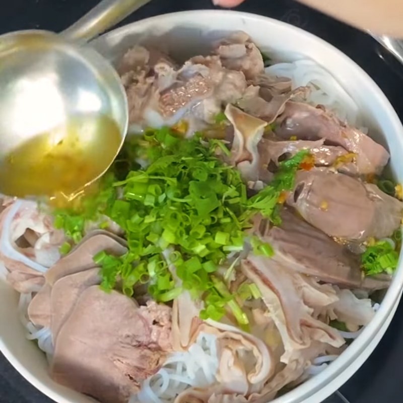 Step 6 Final Product Pork Intestines Noodle with Satay