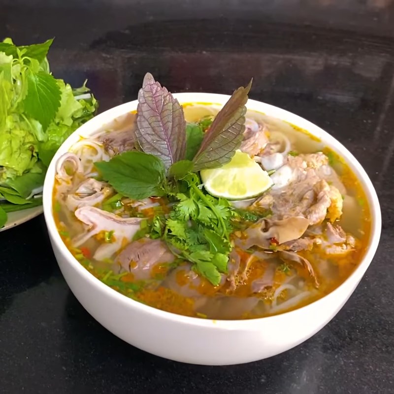 Step 6 Final Product Pork Intestines Noodle with Satay
