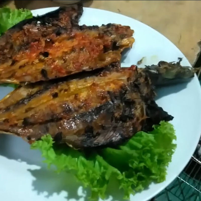 Step 4 Final Product Grilled Snakehead Fish with Chili Salt