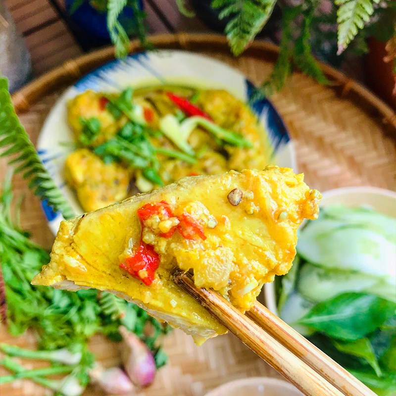 Step 4 Final Product Shark Catfish Braised with Turmeric