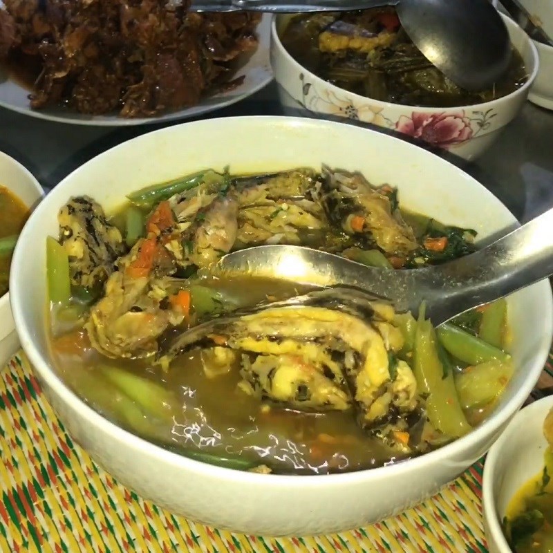 Step 5 Final product Beef fish cooking sour soup