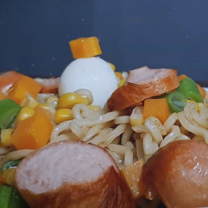 Step 4 Final Product Indomie mixed noodles
