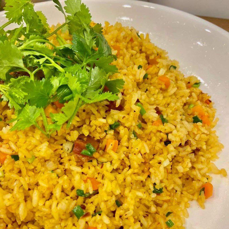 Step 4 Final Product Fried Chinese Sausage Rice