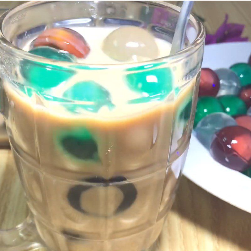Step 5 Final Product Jelly Ball Milk Tea