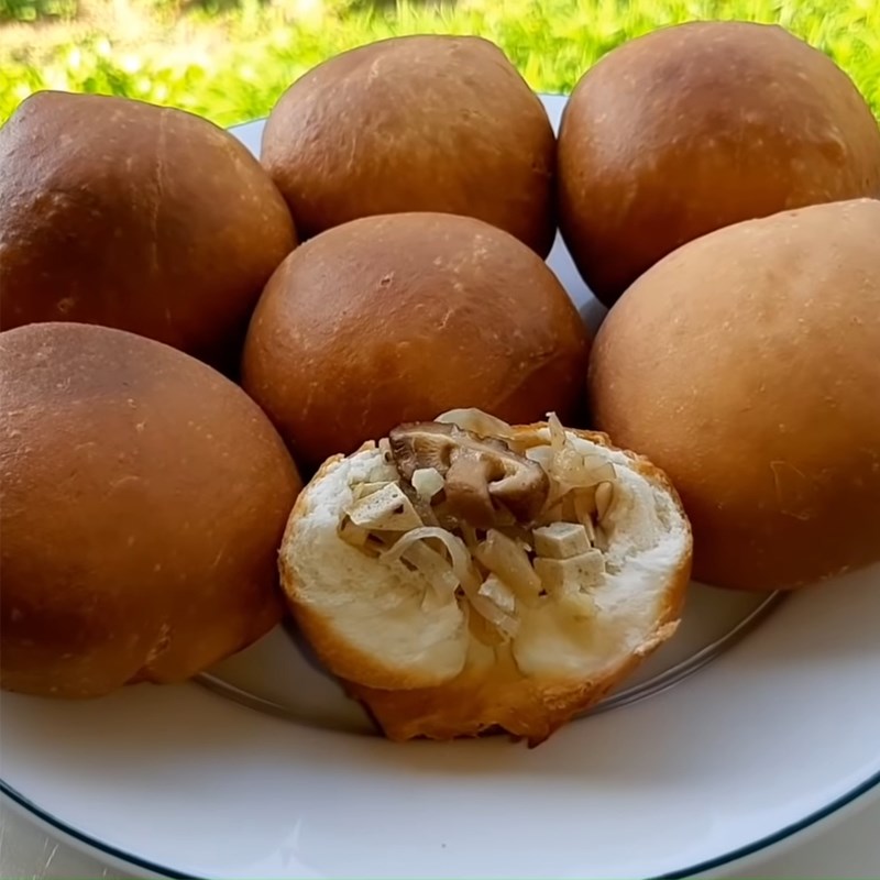 Step 5 Finished Product Fried Vegetarian Buns