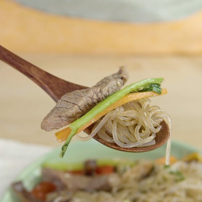 Step 7 Final Product Korean colorful stir-fried vermicelli