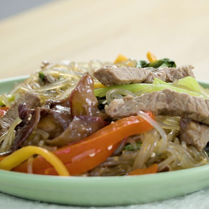 Step 7 Final Product Korean colorful stir-fried vermicelli