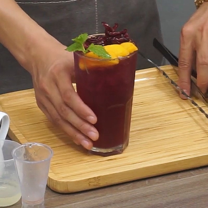 Step 3 Final Product Red artichoke peach tea