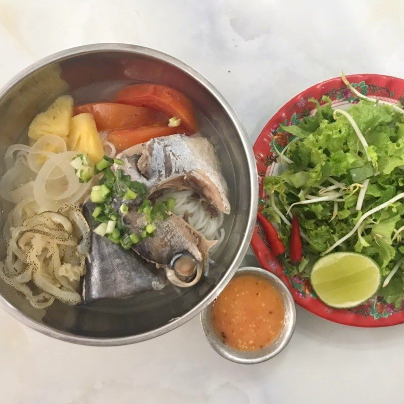 Step 6 Final Product Tuna Jellyfish Noodle Nha Trang